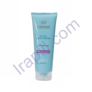 کرم بدن ضد آلودگی هوای سینره سری Hydra Silk حجم 250 میلی لیتر