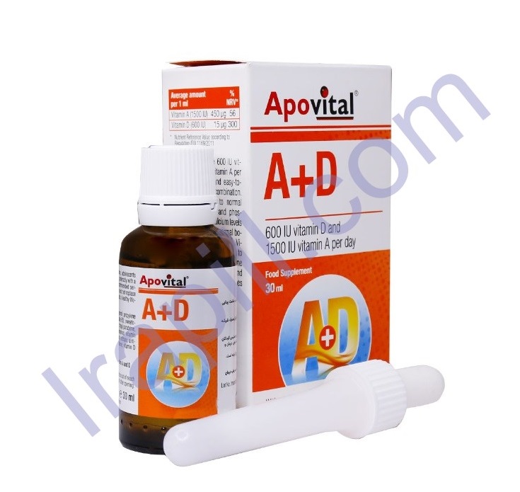 Apovital Vitamin A And D Oral Drops ۳۰ ml