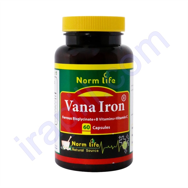 Norm-life-Vana-Iron-60-Cap نورم لایف وانا آیرون