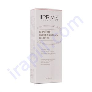 ژل ضد آفتاب حاوی ویتامین SPF 50 C پریم 40 میلی لیتر