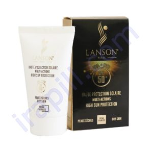 کرم ضد آفتاب بژ روشن پوست خشک SPF50 لانسون 40 میلی لیتر