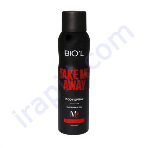 اسپری بدن مردانه مدل Take Me Away بیول 150 میلی لیتر