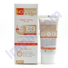 بی بی کرم SPF20 نوآکنه مناسب پوست چرب و جوشدار (بژ روشن) حجم 40 میلی لیتر