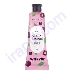 کرم طراوت بخش و مرطوب‌کننده دست حاوی عصاره شکوفه گیلاس ویت یو 50 میلی لیتر