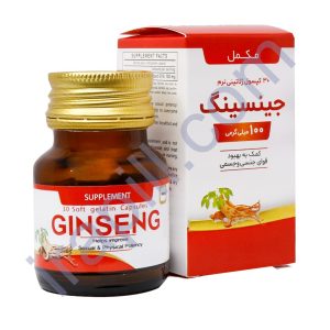 کپسول ژلاتینی جینسینگ 100 میلی گرم دانا 30 عدد