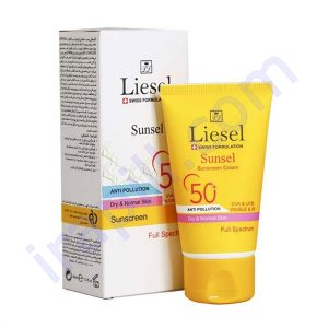کرم ضد آفتاب رنگی سانسل با SPF50 - مناسب پوست نرمال و خشک - T2 - میلی لیتر 40