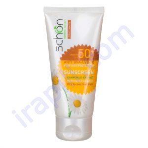 کرم ضد آفتاب رنگ بژ پوست خشک شون SPF50 حجم 50 میلی لیتر