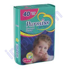 پوشک کامل پرمیوم اکونومی پرمیس سایز 4 مخصوص کودکان 10 تا 18 کیلوگرم بسته 40 عددی