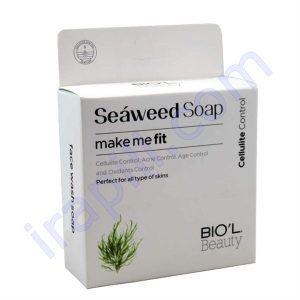 صابون آرایش پاک کن گلیسرینه جلبک دریایی، انواع پوست بیول 100 گرم