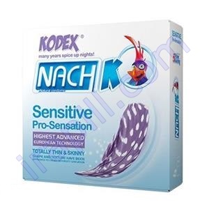 کاندوم فوق العاده نازک و حساس ناچ کدکس مدل Sensitive Pro-Sensation بسته 3 عددی