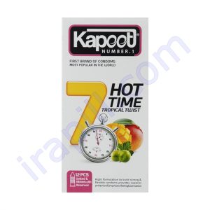 کاندوم کاپوت مدل Hot Time7 بسته 12 عددی