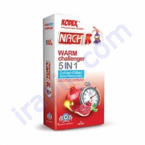 کاندوم تاخیری 5 کاره Warm Challenger ناچ کدکس 12عددی