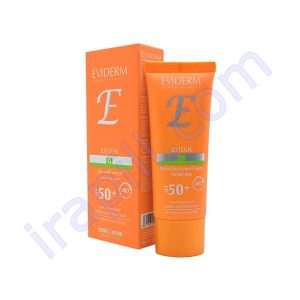 کرم ضد آفتاب اوی سان G اویدرم SPF50  مناسب پوست چرب حجم 40 میلی لیتر (بژمتوسط)