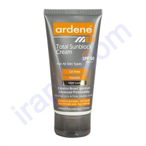 کرم ضد آفتاب SPF50 چند کاره آقایان آردن 50 گرم