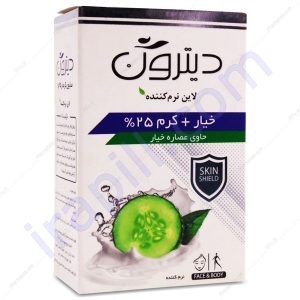 صابون کرمدار حاوی عصاره خیار دیترون 110 گرم
