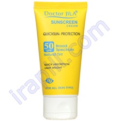 کرم ضد آفتاب رنگی کوئیک سان-پروتکشن SPF50 دکتر ژیلا 50 گرم