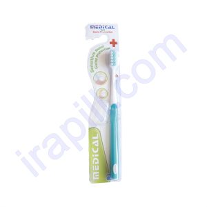 مسواک نرم محافظ لثه مدیکال مدل Gums Protection رنگ آبی
