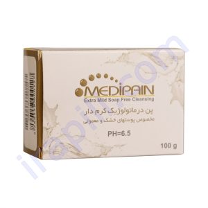 پن درماتولوژیک کرم دار مدیپن مخصوص پوست‌ خشک 100 گرم
