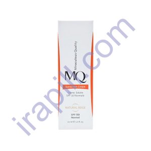 کرم ضدآفتاب نرمال بژ روشن SPF 50 ام کیو 55 میلی لیتر