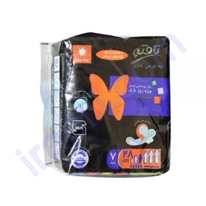نوار بهداشتی نازک روز کتانی تافته بسته 7 عددی