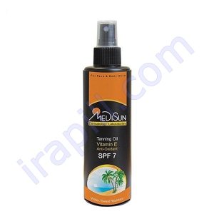 روغن آفتاب SPF7 مدیسان 200 میلی لیتر