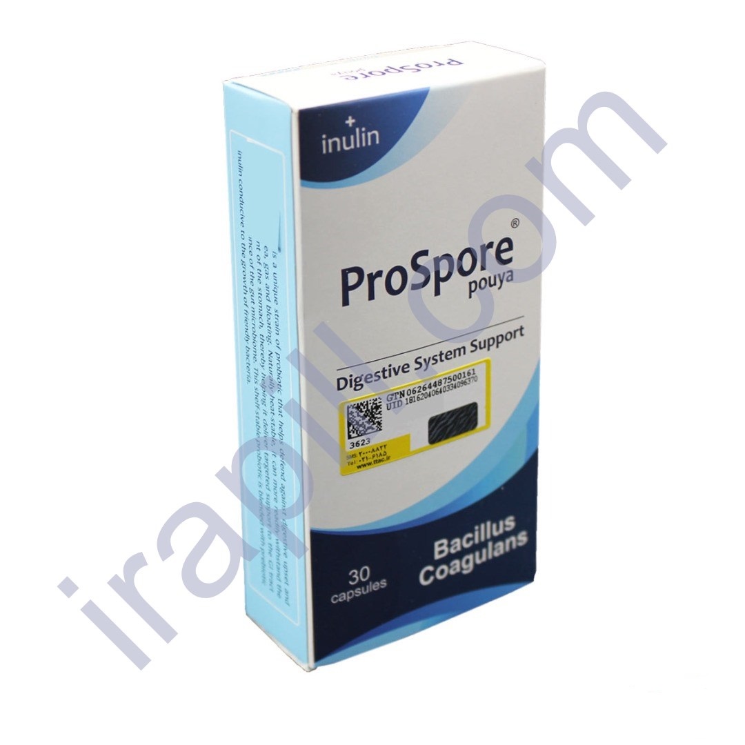 Gostaresh Milad Pharmed Pro Spore Pouya 30 Caps